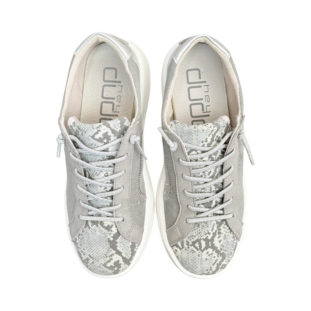Hey Dude Women's Karina Silver Python Sneakers, S… - image 8